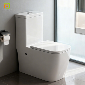 Lớn Fortune hiện đại sứ phòng tắm <span class=keywords><strong>WC</strong></span> nhà vệ sinh vuông nhà vệ sinh commode sàn gốm gắn washdown một mảnh nhà vệ sinh cho khách sạn - Product Image 1