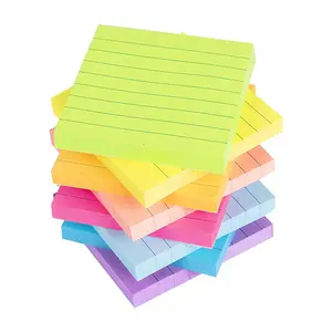 Self-adhesive Paper Stickers Index Custom Printed Lined Sticky Notes Custom Memo Pad Stationery Supplies