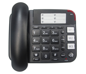 Factory Wholesale Large Key Corded Telephone Set Speed <strong>Dial</strong> Old People's Landline for Home Use - Product Image 2