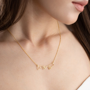 Collier Renaissance en acier inoxydable plaqué or 18 carats, sans ternissement, bijoux faits à <span class=keywords><strong>la</strong></span> main, <span class=keywords><strong>création</strong></span> de l'<span class=keywords><strong>Adam</strong></span>, vente en gros - Product Image 5