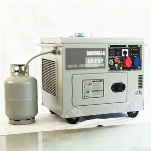 เครื่องกำเนิดไฟฟ้าสำรองแบบแก๊ส ATS Auto Start ดีไซน์โครงเปิด 5kw/10kw/15kw/20kw สำหรับกรณีไฟดับฉุกเฉิน 220V/230V 50Hz สำหรับใช้ในบ้าน - Product Image 1