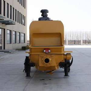 Pompe à béton sur remorque JIUHE Chine 100 prix, pompe à béton 100 mètres cubes par heure pour la construction - Product Image 4