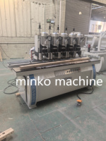 Machine de perçage multi-broches à 4 têtes pour le perçage de trous de charnières de meubles et la fabrication de panneaux de placards