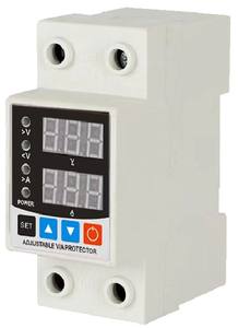 Vinac 63A Din Rail Ajustable Sobre Bajo Voltaje Protector Relé Sobre Corriente Proteger <span class=keywords><strong>Deive</strong></span> con Kwh Power Display - Product Image 5