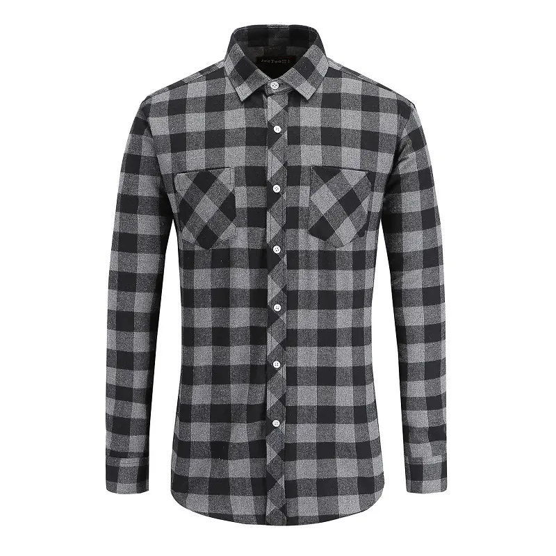 wholesale 2021 Best Quality Custom Design Men Shirts Pattern Fancy Plaid Cotton Shirts For Men plaid shirt