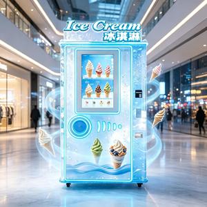 Distributeur automatique de crème glacée, préparation <span class=keywords><strong>rapide</strong></span> <span class=keywords><strong>en</strong></span> 30 secondes, plus de 16 saveurs, fonctionnement intelligent <span class=keywords><strong>24h</strong></span>/24 pour centre commercial/parc d'attractions - Product Image 6
