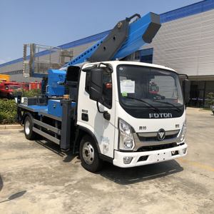 ISUZU 4x2 27M/30M/35M Trabajo autopropulsado de gran altura Elevador de muebles aéreos hidráulicos Plataforma de escalera Camión elevador de escalera - Product Image 6