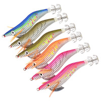 Afishlure - Octopus Yamashita Squid Wooden Shrimp Fishing Jig