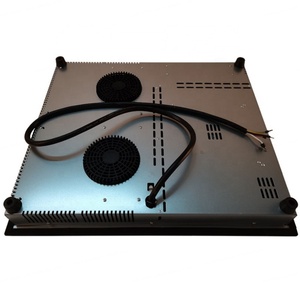 Placa de Inducción de 3 Zonas con Carcasa Metálica, Vitrocerámica de 23.2 Pulgadas, Cristal Crystallite, Resistente al Agua - Product Image 4