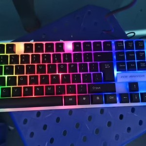 ICE ARKTOR BT300 <b>Wired</b> Full Size <b>Keyboard</b> 104 Keys RGB Backlit Gaming Office Use - Product Image 1