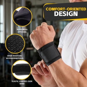 Individuelle Farbe und Logo Neopren-Material Fitness-Handgelenkbandage für Erwachsene zum Training und Schutz - Product Image 2