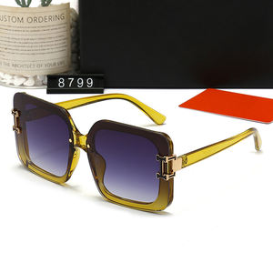 Gafas de sol con montura cuadrada a la moda, gafas de sol personalizadas de diseñador de marca de lujo <span class=keywords><strong>2022</strong></span> <span class=keywords><strong>para</strong></span> <span class=keywords><strong>mujer</strong></span>, gafas de sol clásicas modernas Uv 400 <span class=keywords><strong>para</strong></span> hombre - Product Image 5