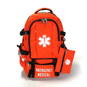 नए बड़े चिकित्सा प्राथमिक चिकित्सा बैग प्राथमिक चिकित्सा सामग्री के सभी प्रकार के साथ