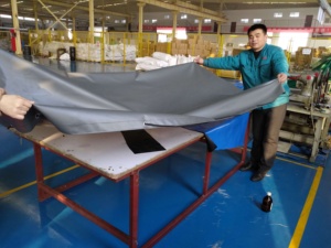 Bâche <span class=keywords><strong>de</strong></span> <span class=keywords><strong>remorque</strong></span> <span class=keywords><strong>de</strong></span> fret en PVC vinyle 100% imperméable 8'x5' <span class=keywords><strong>Fabricant</strong></span> - Product Image 6