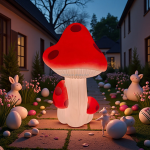 LED Garden Mushroom Lights - Plant Garden <b>Decorative</b> Lighting - <b>Spring</b> Easter <b>Decorations</b> - Product Image 1