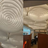Papier texturé français pour plafond, papier ondulé personnalisable pour toile de fond de fête, vente en gros, décoration de plafond durable type Tyvek