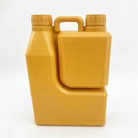 Seau en HDPE personnalisé 2L+1L à double bec verseur, transparent, hermétique, durable, de qualité alimentaire et écologique