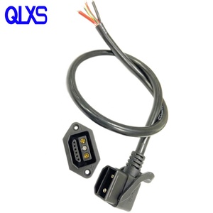 Quanlin Fabrikası Doğrudan Özel Özellikler 80A 200-600V Kalay Kaplı Bakır 2+6 Erkek Konnektör Kablo Demeti Elektrikli Motor Bisiklet PVC - Product Image 1