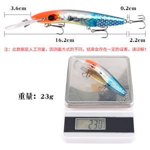 Minnow 16,2 cm 23g Wobbler flotante señuelo de pesca 10 colores <span class=keywords><strong>cebo</strong></span> duro señuelo de pesca No hay comentarios todavía 4 vendidos - Product Image 6