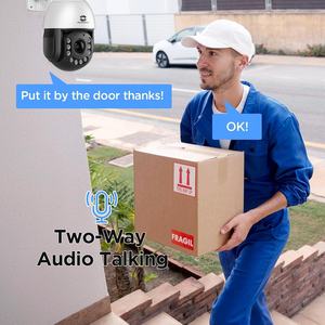 Caméra PTZ GWSECU 6MP 20X à suivi automatique des personnes, grand angle, double éclairage, vision nocturne couleur, audio bidirectionnel, PoE, IP67 - Product Image 4