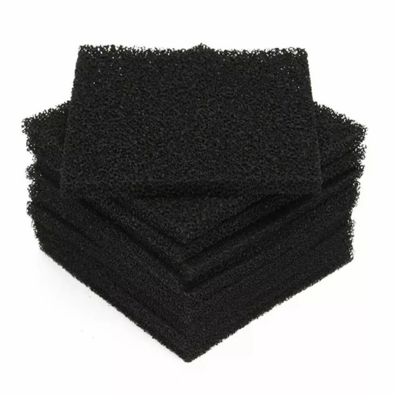 10-60ppi Factory activated carbon filter pu foam sponge mesh sheet pm2.5
