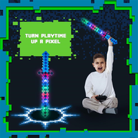 Sabres LED Pixel Amusants en Gros, Sabres Laser Lumineux en PVC, Nouvelles Fonctionnalités, Jouets Clignotants pour Garçons, Cadeaux de Fête de Noël pour Enfants