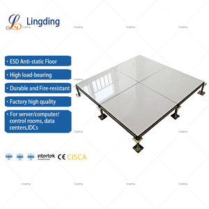 Suelo Técnico Elevado Antiestático de Cerámica, Resistente al Fuego y al Agua, con Certificación ISO/CE/<span class=keywords><strong>CISCA</strong></span>, Garantía de 2 Años, para Hospitales y Computación - Product Image 2