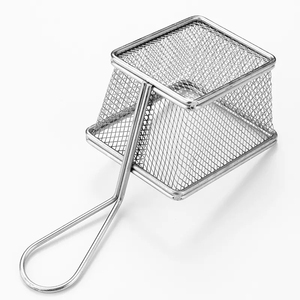 2025 New Hot Sale Stainless Steel 304 Table Service Wire Mesh Basket <strong>Kitchen</strong> Tools Cafe Table Ware Fried Food Basket <strong>Net</strong> - Product Image 4