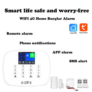 Tuya Intelligent WiFi 4G <strong>Security</strong> Alarm System Alarm Panel With 433Mhz PIR Motion <strong>Sensor</strong> Door Detector Home Alarm <strong>Host</strong> - Product Image 3