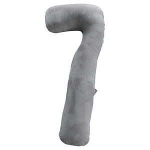 หมอนรองครรภ์รูปตัววีแบบนุ่มพิเศษ <span class=keywords><strong>ส</strong></span>ำหรับรองรับเอว ขา และเท้า ดีไซน์ถอดประกอบได้ <span class=keywords><strong>ส</strong></span>ำหรับช่วงตั้งครรภ์ระยะก<span class=keywords><strong>ลา</strong></span>งถึงปลาย เพื่อความสบาย - Product Image 1