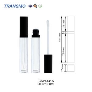 Contenant de brillant à lèvres personnalisé 2025 avec logo, tubes carrés de 8 ml pour huile à lèvres, emballage de rouge à lèvres liquide pour cosmétiques et fard à joues - Product Image 2
