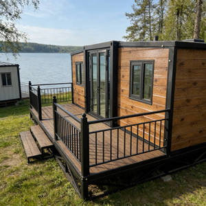 Maisons Extensibles 20 pieds, Maison 3 Chambres 40 pieds, Conteneur de Luxe Préfabriqué, Maison Mobile, Mini-Maisons Préfabriquées pour Location en Zone Scénique - Product Image 1