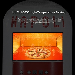 Four à <span class=keywords><strong>pizza</strong></span> électrique sicilien YS-750 pour restaurant et boulangerie, 6000W haute puissance, 0-600, taille 400mm, commande par bouton Lianfu, 1 an de garantie - Product Image 4