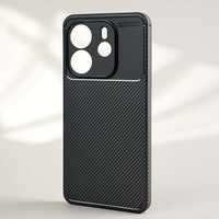 Funda de Teléfono de Lujo JOYPORODO T033 de TPU para Xiaomi 15 17 Pro Max Ultra, Textura de Fibra de Carbono, Antigolpes, Capa de Celular para Android