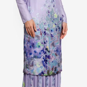 Vêtements de bonne qualité pour femmes, modèle malaisien moderne, Design Floral, grande taille, Jilbab <span class=keywords><strong>Baju</strong></span> <span class=keywords><strong>Kurung</strong></span> Salwar Kameez, 2022 - Product Image 4