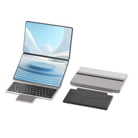 Portátil 2 en 1 con Pantalla Dual de 1095 Pulgadas, N100, Celeron-1215U, SSD, Windows 10/11