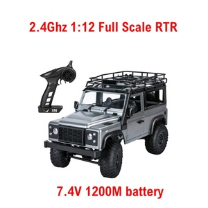 Voiture RC Crawler 4x4 2,4G à l'échelle 1/12 MN-99S 2025, construction métallique, batterie Lipo 7,4V 1200mAh, RTR Prêt à l'emploi, câble USB expert - Product Image 2