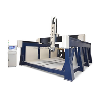 Machine de gravure CNC 5 axes de style ATC 1325 2040 pour la sculpture sur mousse EPS XPS, le bois, les maquettes architecturales et la création de motifs