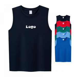 New Design Soft Bamboo Athletic Wear Mens Fitness Sport Wear Workout Quick Dry Mens Vests Shirt Activewear - Product Image 2