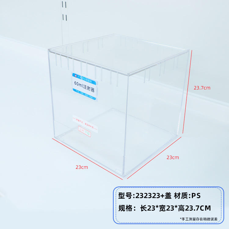 232323 Transparent avec emplacement pour carte + couvercle