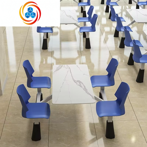 Muebles de Comedor para Escuelas y Cafeterías, Diseño Duradero y Elegante, Juego de Mesa y Sillas al por Mayor para Estudiantes y Personal de Empresas - Product Image 6