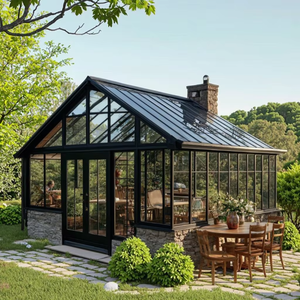 Stanza esterna su misura del vetro del giardino del ferro battuto con la veranda - Product Image 4