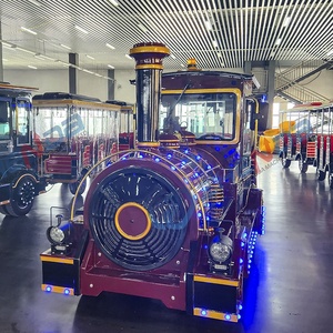 Customized Trackless Fuel <b>Train</b> for Commercial Tourist Attractions and Amusement Parks Special Transportation for Special Tours - Product Image 6