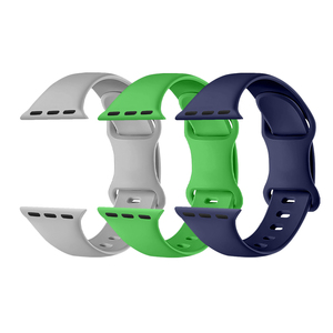 RYB braccialetto popolare <span class=keywords><strong>En</strong></span> Silicone per Apple Watch <span class=keywords><strong>SE</strong></span> 9 8 <span class=keywords><strong>7</strong></span> 6 5 4 3 2 - Product Image 5