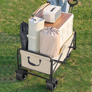 Chariot de Jardin Pliant Portable pour Plage, Pêche, Camping, Shopping et Bagages à Main - Product Image 2