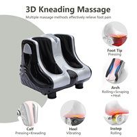 Masseur électrique vibrant Shiatsu pour pieds, mollets et jambes, à compression d'air et chaleur, à poser sous le bureau, certifié CE CB UL CUL ROHS
