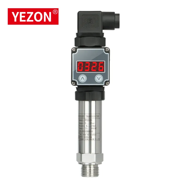 PY210S Digital Display Pressure Transmitter 24VDC Water Pressure Sensor