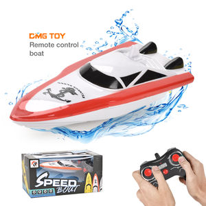 2.4g haute fréquence en plastique Rc jouets haute vitesse télécommande bateau brushless rc pêche <span class=keywords><strong>surfeur</strong></span> appât bateau - Product Image 1