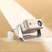 YDH-YT2640 Portable 4K Projecteur Android 13 Mise au point manuelle 600 Lumens 720P Type-C WiFi pour Bluetooth 2G RAM pour Home Cinéma