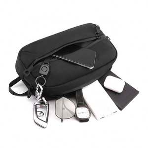 กระเป๋าคาดเอวสำหรับเล่นกีฬากลางแจ้งแบบขายส่ง กระเป๋าคาดอกลำลองสำหรับทุกเพศ เหมาะสำหรับวิ่ง ปั่นจักรยาน กระเป๋าคาดเอวแบบสะพายข้าง มีซิปกันน้ำ ทำจากไนลอน - Product Image 4